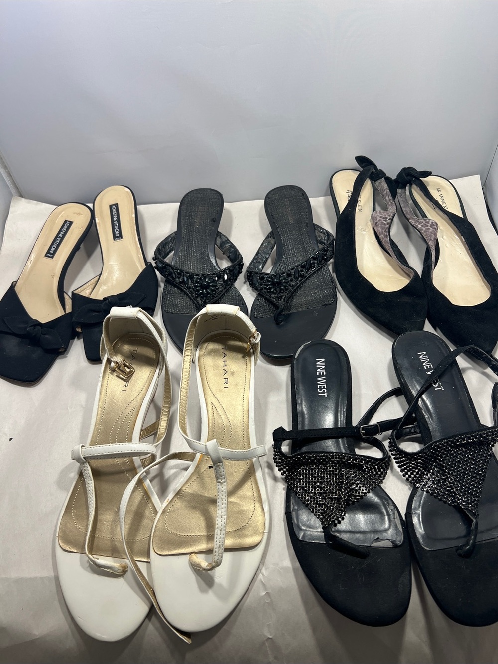 Damaged shoes,different sizes,5 pairs for $15